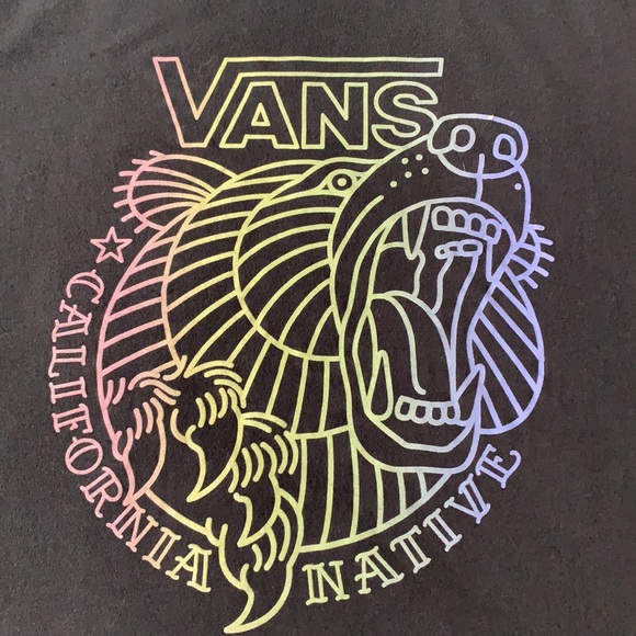 VANS Gray Top S VGUC California Native T-shirt - Picture 10 of 10